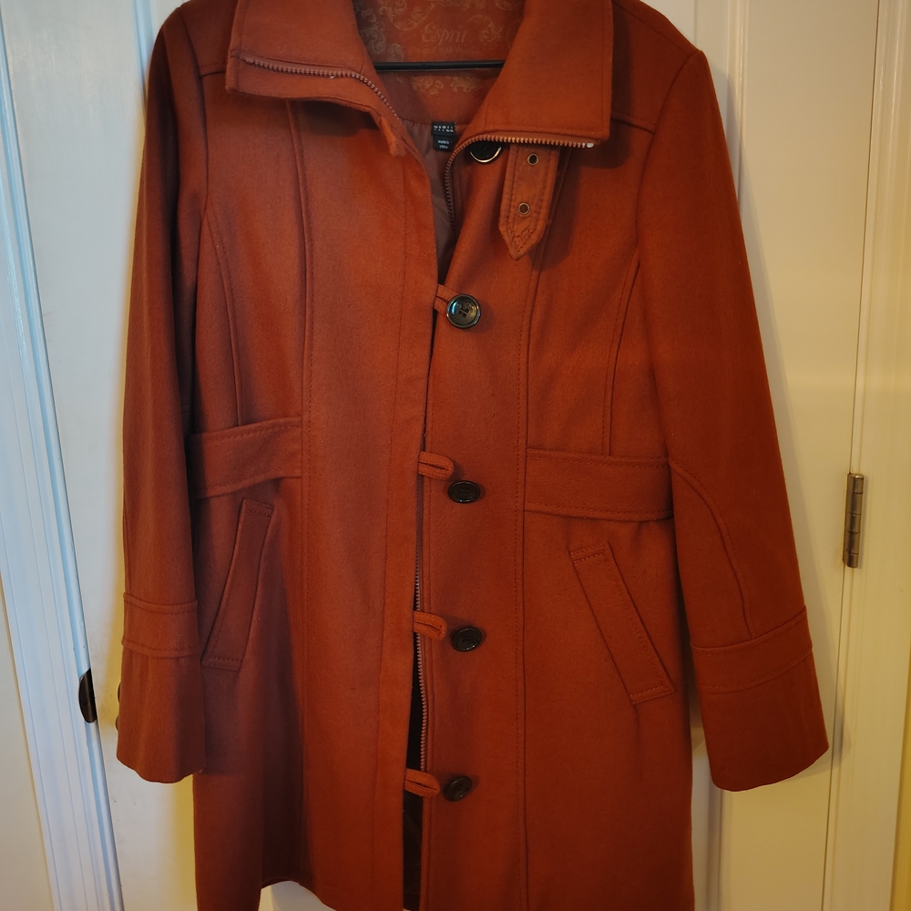 Esprit Rust Orange Coat